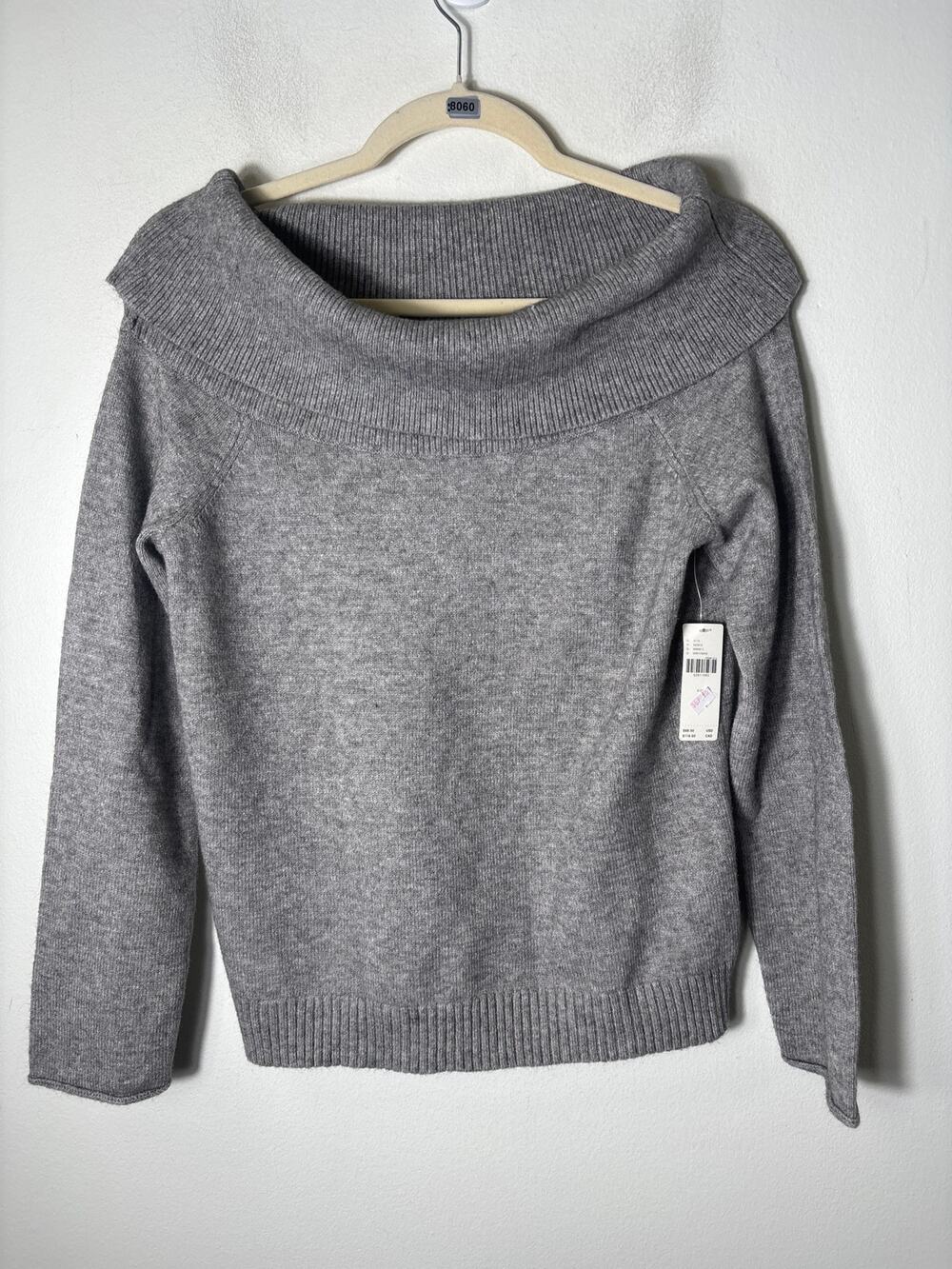 NWT Anthropologie Gray Turtleneck Sweater Sz S